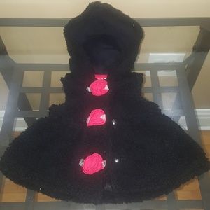 SOLD----Teddy Vest W/⚘'s